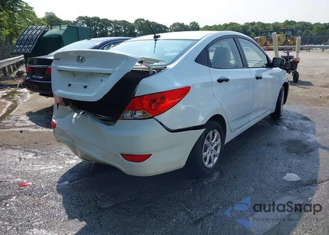 2012 Hyundai Accent Gls/Gs z USA, uszkodzony, nr VIN KMHCT4AE8CU054032